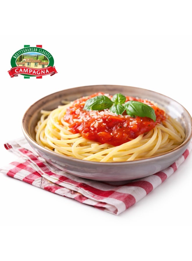 Campagna Chopped Tomatoes & Italian Grade Spaghetti Pasta Bundle - Image 5